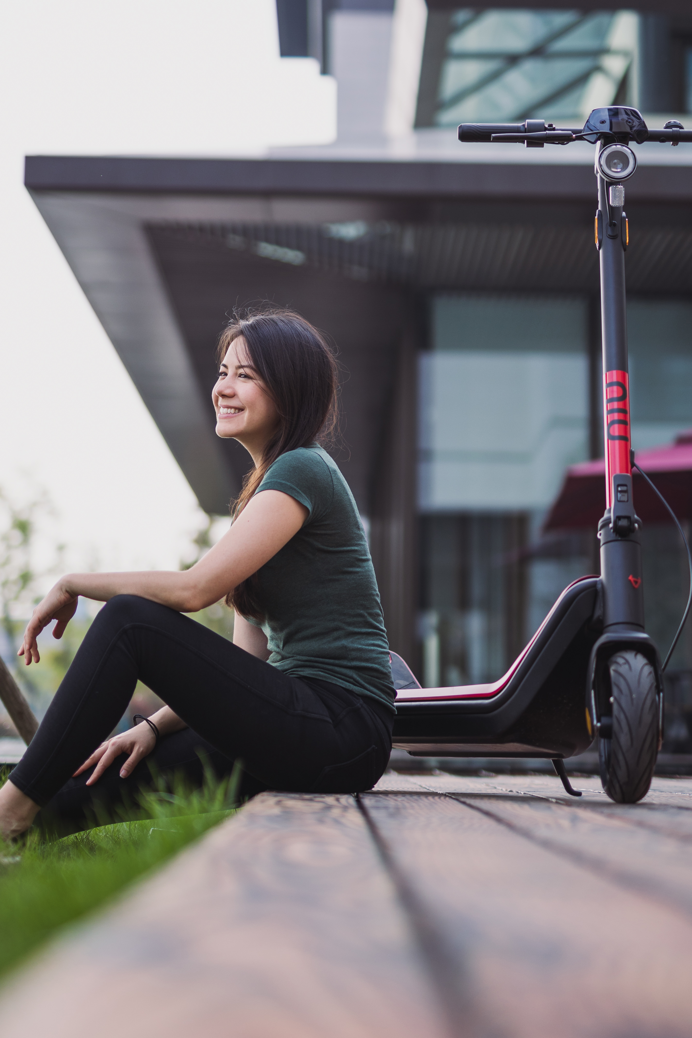 Electric Scooter KQi3 Sport Red