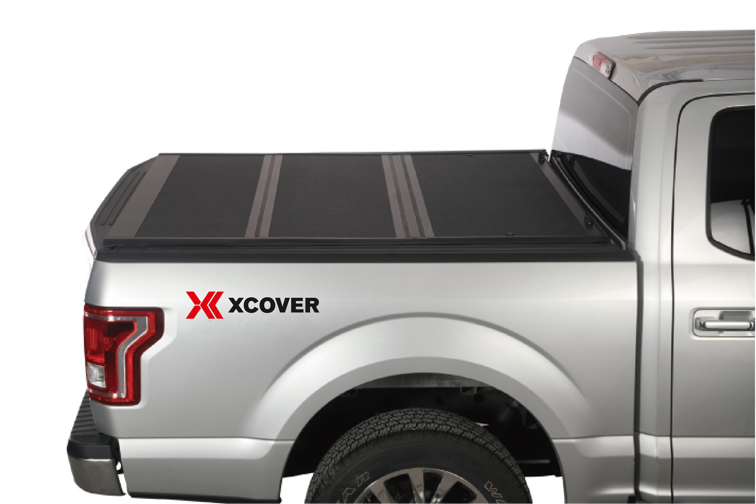 Xcover Hard Tri-fold Tonneau Cover, 6.5 Ft Fleetside Bed